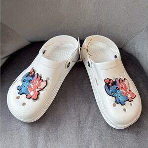 Women’s Stitch White Clogs